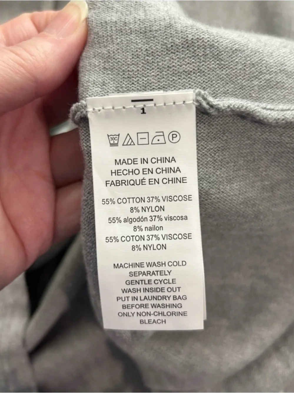 Michael Kors Gray Hooded Knit Sweater